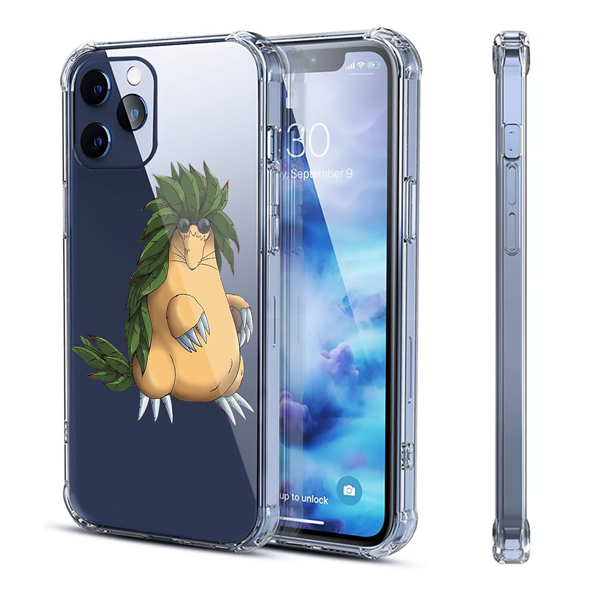 （画像用） 遊☆戯☆王 Yu-Gi-Oh! 【iPhone 12シリーズ対応】透明スマホケース（クリアソフトケース）